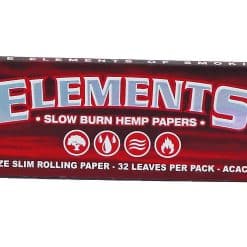 Alternative view of Elements Röd hampa kingsize Slim