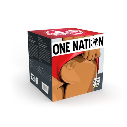 One Nation Premium Shisha Cubes 26x26x26mm 1 Kg - Image 2