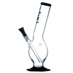 Sugar Glass Bong Curved Oval med broderi system Chillum