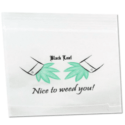 Nice To Weed You Zipper bags 35x38mm 100 pcs