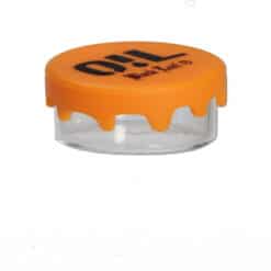 Oil Black Leaf Glass holder with child lock 3ml