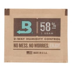 Reglering av fuktighet 58 RH 1g