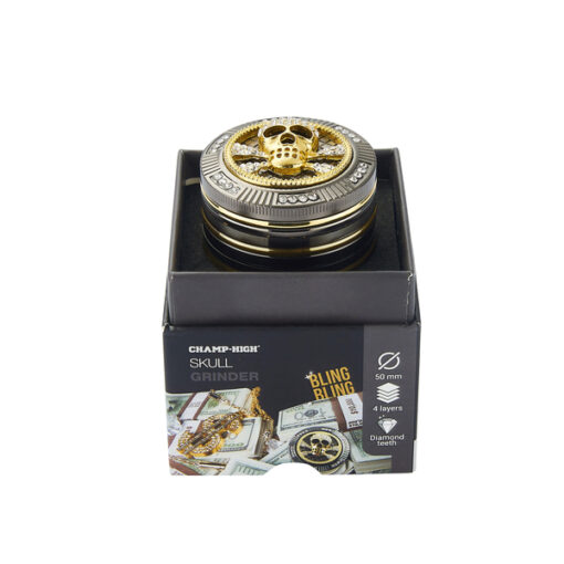 1c5f1b309f90b4bd633a735160adc081 https://jware.dk/sv/produkt/bling-bling-skull-grinder-50mm-2/ Champ High Metal Bling Bling Skallekvarn Ø50 mm 4 delar - Bild 3