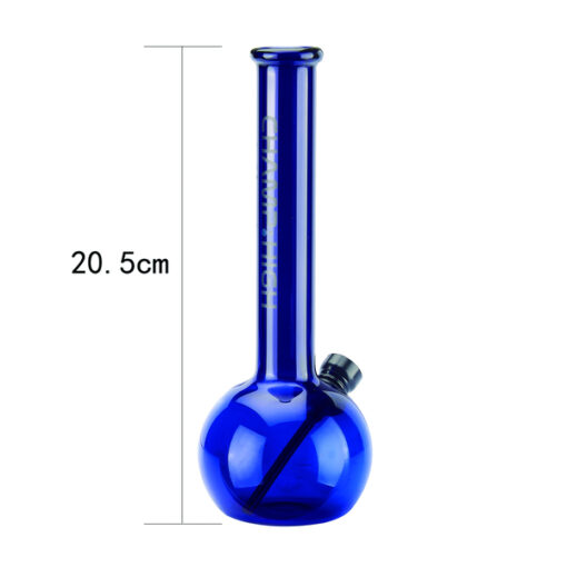 CHAMP GLAS BONG 20 CM BLÅ - Billede 3