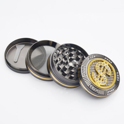 Champ High Metal Bling Bling Dollar Grinder Ø50 mm 4 delar - Bild 4