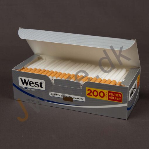 West Silver Cigarethylstre 200 pcs - Image 2