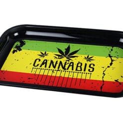 Rullbricka Cannabis metall Stor