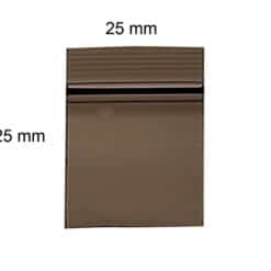 Zipbag Black 25 x 25 mm 100 st.