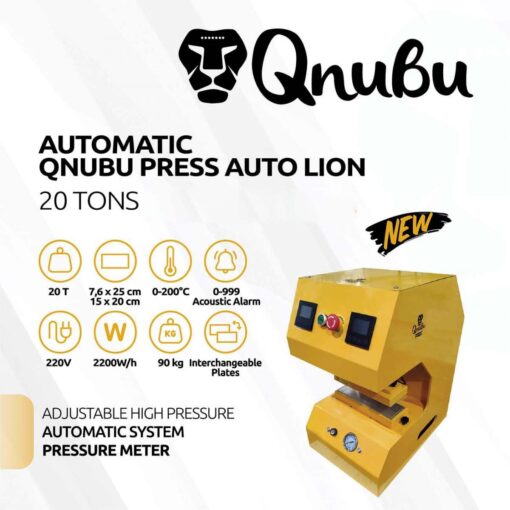 Qnubu Auto Lion Raisin Auto Heat Press 20 ton - Bild 2
