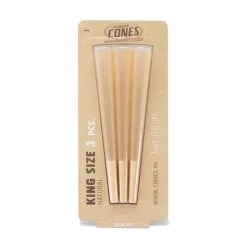 De ursprungliga förrullade konerna Natural King Size 3 st