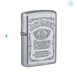 Alternative view of Orginal Zippo Lighter Jack Daniels sæt med hofteflaske