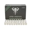 White Elephant Charcoal filter Superflow 9 mm 40 stk https://jware.dk/sv/produkt/jean-claude-9-mm-absorbent-210-pcs/