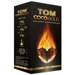 TOM Cococha Water Pipe Kol Guld 25x25x25 mm 3 Kg