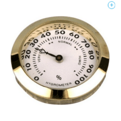 Hygrometer Gold diameter 37 mm installation