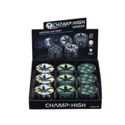 Champ-High Cannabis Paint Grinder 50mm 4 Delar Herb Grinder