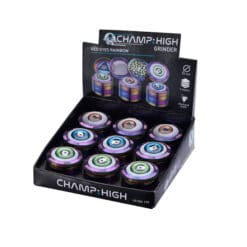Champ-High Red Eyes Rainbow Grinder 50mm 4 Delar Herb Grinder