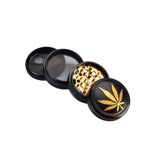 Champ-High Cannabis Golden Leaf Grinder 4 Delt - Bild 2