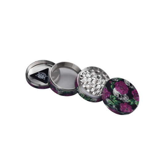 Champ-High Skull & Roses Grinder 50mm 4 Dele - Billede 3