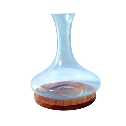 Laguiole Wine Decanter w/Wood Tray - Image 3