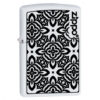 Zippo Lighter hvid mat Black Pattern www.jware .dk 1 https://jware.dk/produkt/zippo-ligther-sort-ice-labyrint/