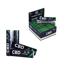 Golden CBD Kush Green Regular Filtertips+Cigarette paper