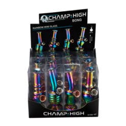 Alternative view of Champ-High Mini Rainbow Bong 12cm