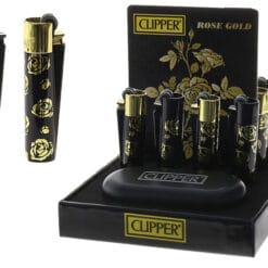 Clipper Metal Micro Flint Rose Gold Lighter