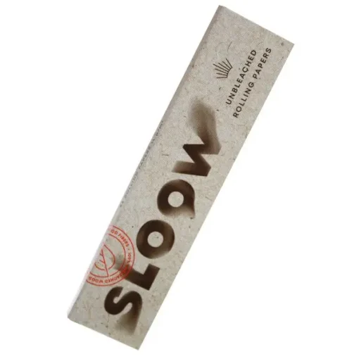 Sloow Unbleached Kingsize Rolling Papers - Image 2