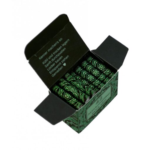 420z Extra Slim Activated Carbon Filter Emerald Green 6mm 42 Stk - Billede 2