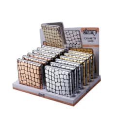 Champ-High Metal Cigaret Etui Snake 20 Kingsize