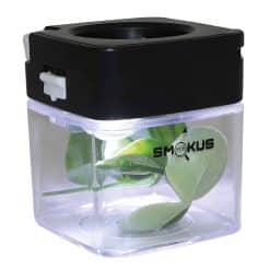Smokus Focus Comet Infinity Black www.jware .dk https://jware.dk/en/produkt/smokus-focus-comet-black-airtight-storage-container/