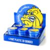 Bulldog Original Blue 3D Touch Plastic Grinder 4 dele – 60 mm www.jware .dk https://jware.dk/produkt/the-bulldog-original-black-amsterdam-metal-grinder-35mm/
