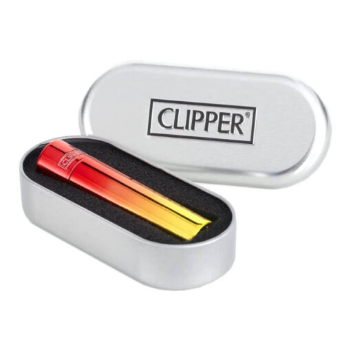Clipper Metal Lighter Sunset Gradient + Gaveæske - Billede 2
