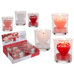 Scented candle Rose I Glas Love