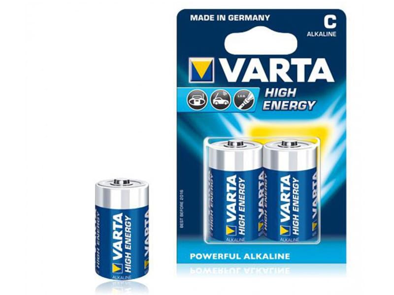 Varta High Energy C Alkaline R14 2-Pack battery - JWare