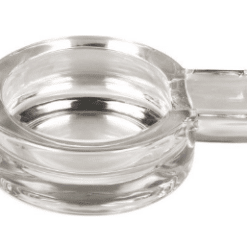 Glas Cigaretthållare Transparent Rund