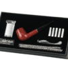 JEAN CLAUDE Premium Set Roed Pibe Med Ring Gylden www.jware .dk https://jware.dk/sv/produkt/jean-claude-premium-set-pipe-acrylic-black-mouthpiece/