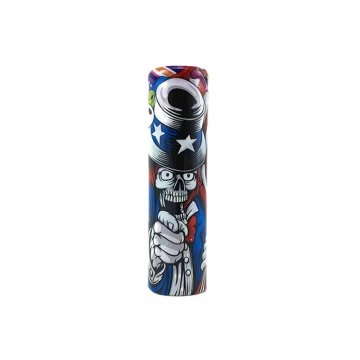Batteri Sam Skull 18650 www.jware .dk https://jware.dk/sv/produkt/omslag-batteri-sam-skull-18650-5-st/ Omslag Batteri Sam Skull 18650 5 st