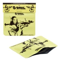 G-Rollz Banksy's Mona Launcher 105x80 mm Smellproof Bags 8 Stk