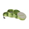 Greengo Grinder Metal Groen 4 Dele 50 mm www.jware .dk https://jware.dk/sv/produkt/greengo-kvarn-metall-silver-4-delad-50-mm/