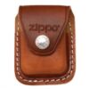 Zippo Lighter Laederpung Brun www.jware .dk https://jware.dk/produkt/zippo-z-clip/