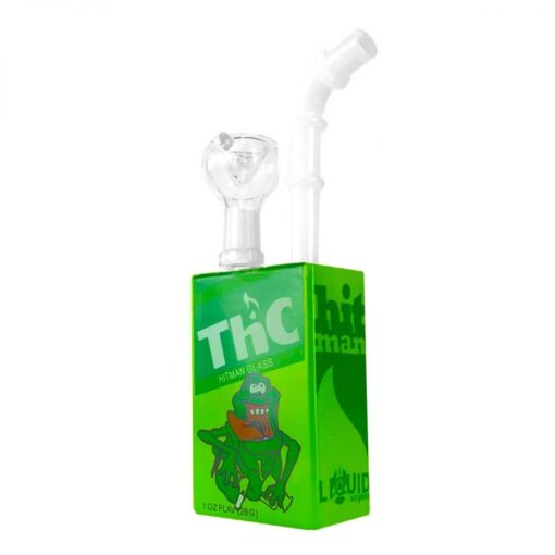 Black Sheep Juice Glas Bong Cartoon THC Frog 19 cm - Billede 2
