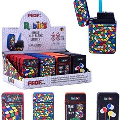 Prof Rubiks Cube Blueflame Lighter