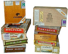 Empty Cigar Boxes