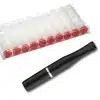 Denicotea Cigaretholder Slimline Sort Guldring + 10 Stk Filter www.jware.dk