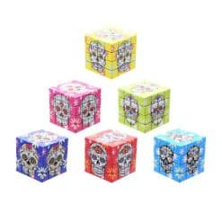 Atomic metallkvarn kub ø58mm 4 delar skalle