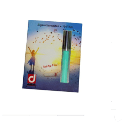 Denicotea Cigaretholder Automatisk Perle Mint + 10 Slim Filter www.jware.dk