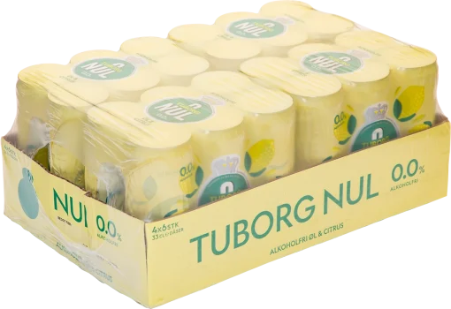 Tuborg Zero Alkoholfri Citrus 24 x 33 cl burk - Bild 2