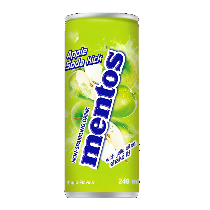 Mentos Apple Soda Kick 24 x 240 ml www.jware .dk https://jware.dk/sv/produkt/mentos-apple-soda-kick-24-x-240-ml/ Mentos Apple Soda Kick 24 x 240 ml