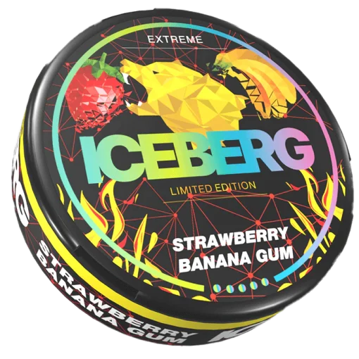 Iceberg Strawberry Banana Gum JWare